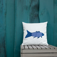 Seahorse / Fish Premium Pillow