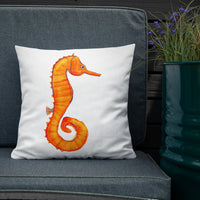Seahorse / Fish Premium Pillow