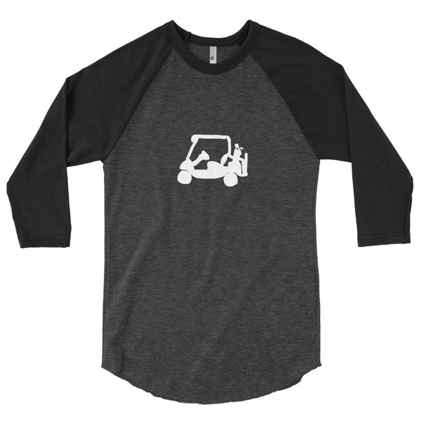 Golf Cart 3/4 sleeve raglan shirt