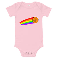 Rainbow Basketball Onesie