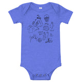 Golf Doodles Onesie