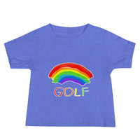 Rainbow Golf Baby Jersey Short Sleeve Tee