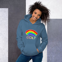Rainbow Golf Unisex Hoodie