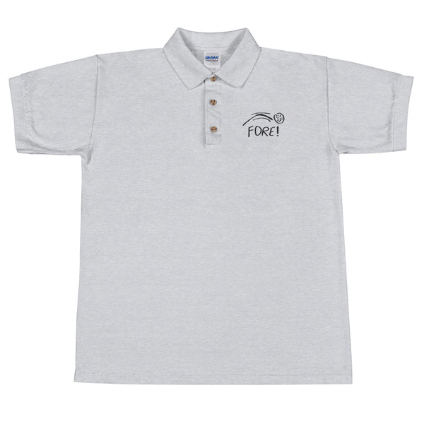 FORE! Embroidered Polo Shirt