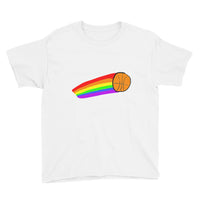 Rainbow Basketball Youth Short Sleeve T-Shirt