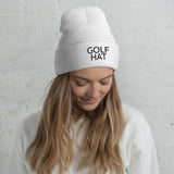 Golf Hat Cuffed Beanie