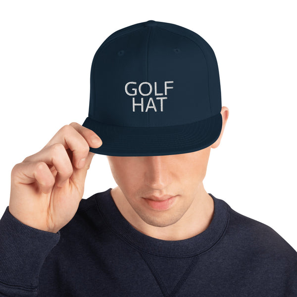 Golf Snapback Hat... Simple.