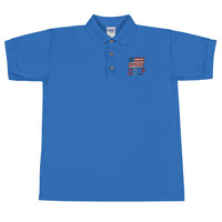 American Flag golf Polo shirt