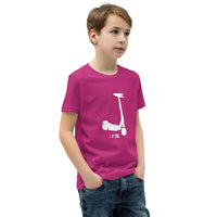 I Ride Scooter Youth Short Sleeve T-Shirt