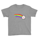 Rainbow Baseball Youth Short Sleeve T-Shirt