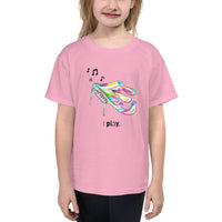 Piano "I Play" Youth Short Sleeve T-Shirt